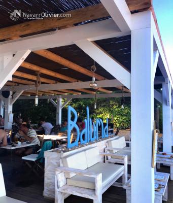 Terraza de chiringuito Baluma, Lloret de Mar, navarrolivier.com