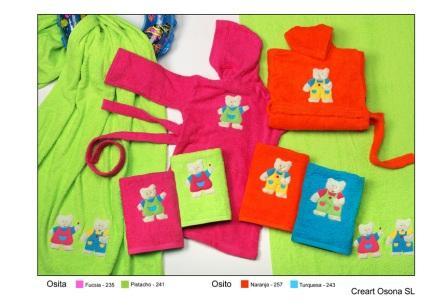 Toallas infantiles bordadas, Rotex2012, S.L.
