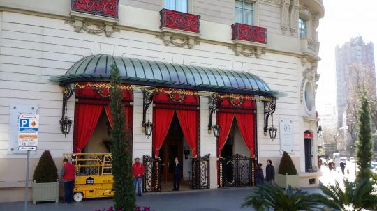 Marquesina entrada antiguo Hotel Ritz