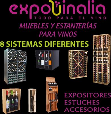 Expositores y botelleros Expovinalia