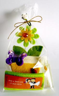 detalles para bodas flor perfumada
