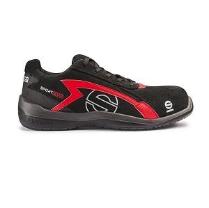 417045 DEPORTIVA 43 SERRAJE S1P PUN+PLAN SPARCO SPORT EVO NEGR-ROJ