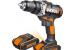 409089 TALADRO ATORN LI 2V 2B 13MM WORX 20 V WX183.1