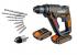 409088 MARTILLO ATORN TALADRO 2B 13MM WORX 20 V WX390.1