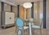 Comedor con papel pintado en 3D - Villalba Interiorismo