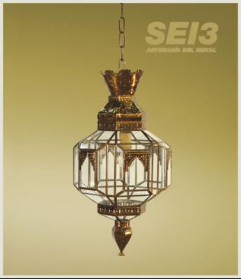 Farol Artesanal Granadino Modelo Abadia 7563-1EVTR