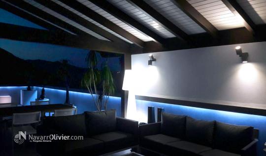 Pérgola para terraza de ático
