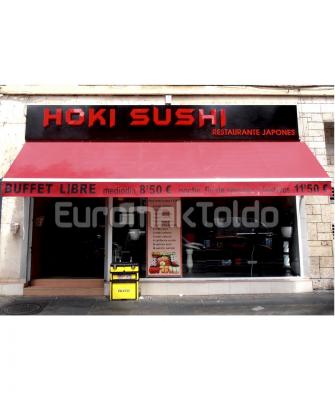 Toldo para restaurante