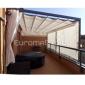 Pergola con cortinas