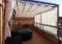 Pergola con cortinas