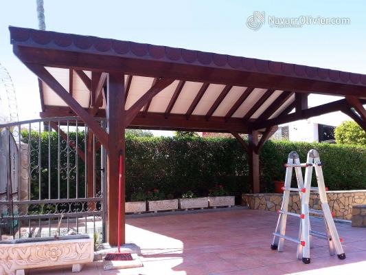 Pérgola a 2 aguas en Almerímar