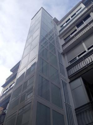 Estructura exterior para ascensores