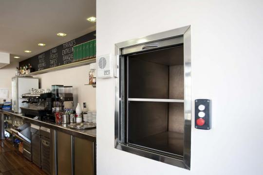 Montaplatos para restaurantes