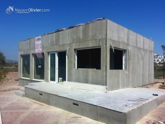 Construccion de local comerciale entramado ligero acabadop en viroc