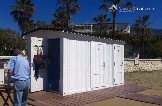 Aseo modular con trastero para enceres de limpieza