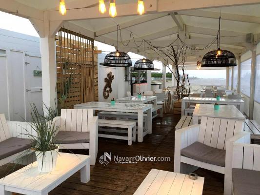 Pergola desmontable para chiringuito de tmporada