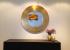 espejo circulo pan de oro.precio taller