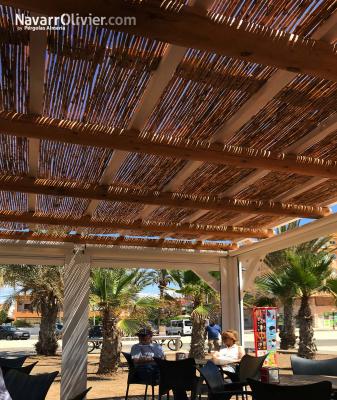 Pergola velador para chiringuitos y restauración