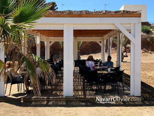 Terraza desmontable para chiringuito