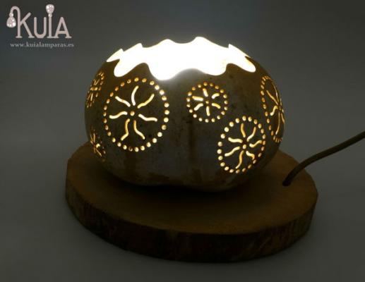 Lampara decorativa de calabaza