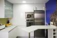 Cocina con mural vinilo