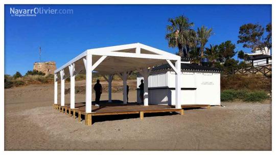 Chiringuito desmontable barati con terraza