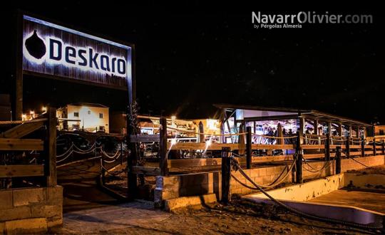 Restaurante Deskaro, La Azohía. carpintería NavarrOlivier