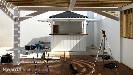 Chiringuito de madera para vivienda unifamiliar