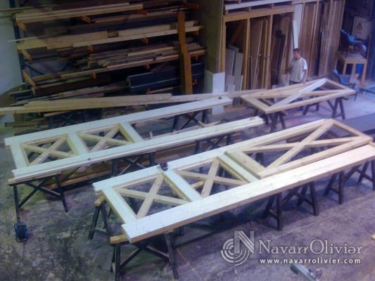 Construcción de puerta para paso de semana santa en Huercal Overa