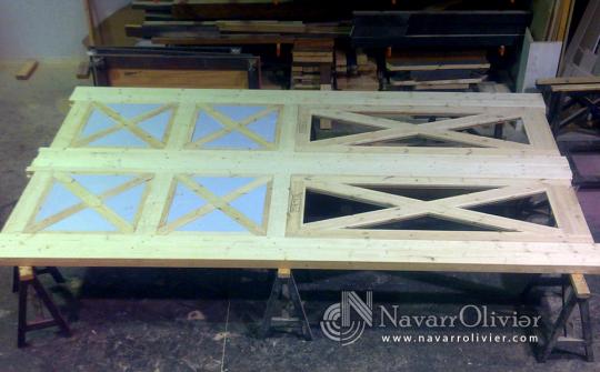 Puerta de acceso de grandes dimensiones para iglesia