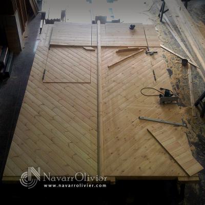 Construcción de puerta para cofradia