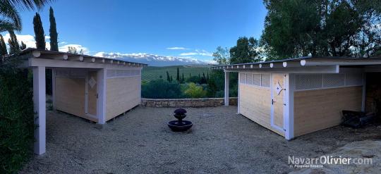 casas de madera para terraza