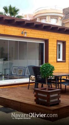 casa de madera para invitados