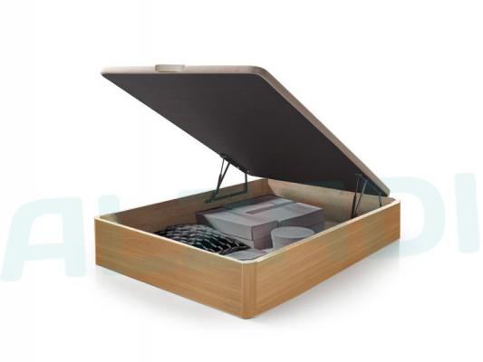Canapé abatible de madera Cerezo vista frontal