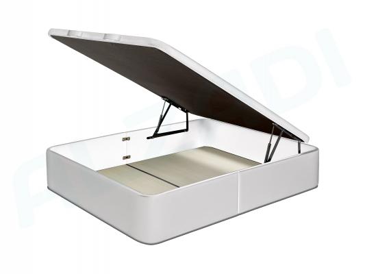 Canapé Abatible tapizado en Polipiel Blanco