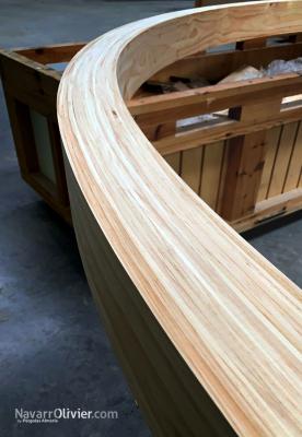 Fábrica de madera laminada curva