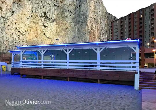 Bella Vita Beach Club, Playa Levante (Eastern Beach) Gibraltar