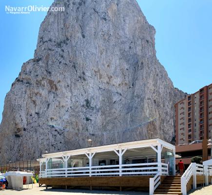 Beach club Bella Vita, playa levante, Gibraltar