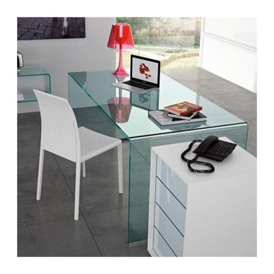 Mesa concord cristal curvado