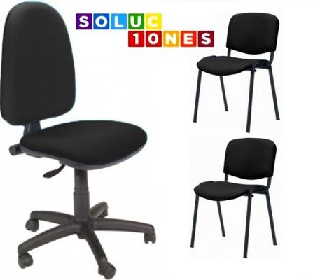 Pack pre50 + 2 sillas niza, oficina