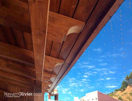 Pergolas de madera tradicional