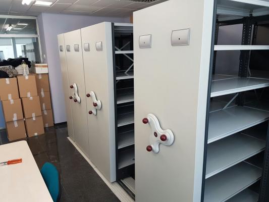 instalacion archivos rodantes para oficinas