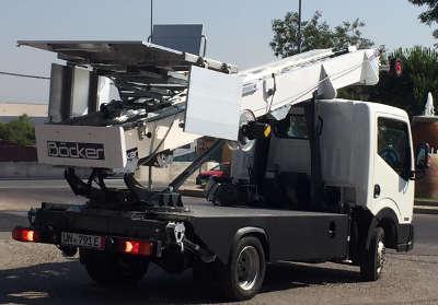 Grua electrica y silenciosa para mudanzas