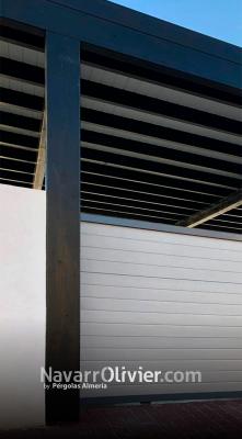 Cubierta de madera para aparacamiento