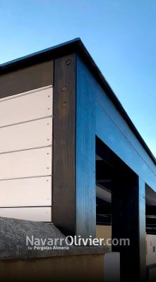 Cerramiento para aparcamiento de madera