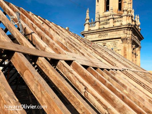 Restauración de la cubierta de la catedral de Jaén