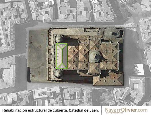 Plano de intervención de cubierta Catedral de Jaén
