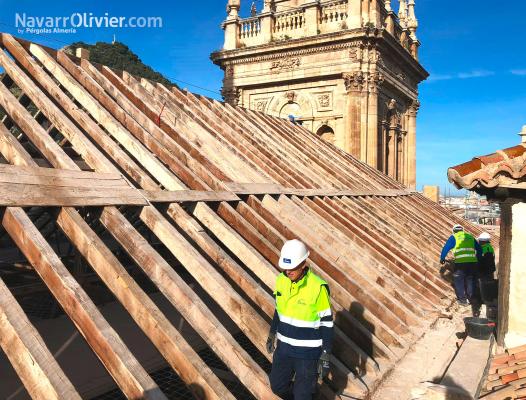 Rehabilitación de cubierta en Catedral de Jaén