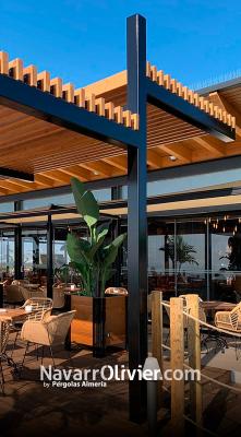 Restaurante La Fábrica construcción en madera y metal by NavarrOlivier