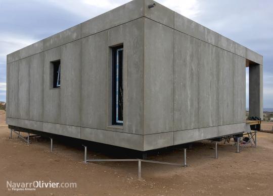 Casa de madera con fachada ventilada en Viroc